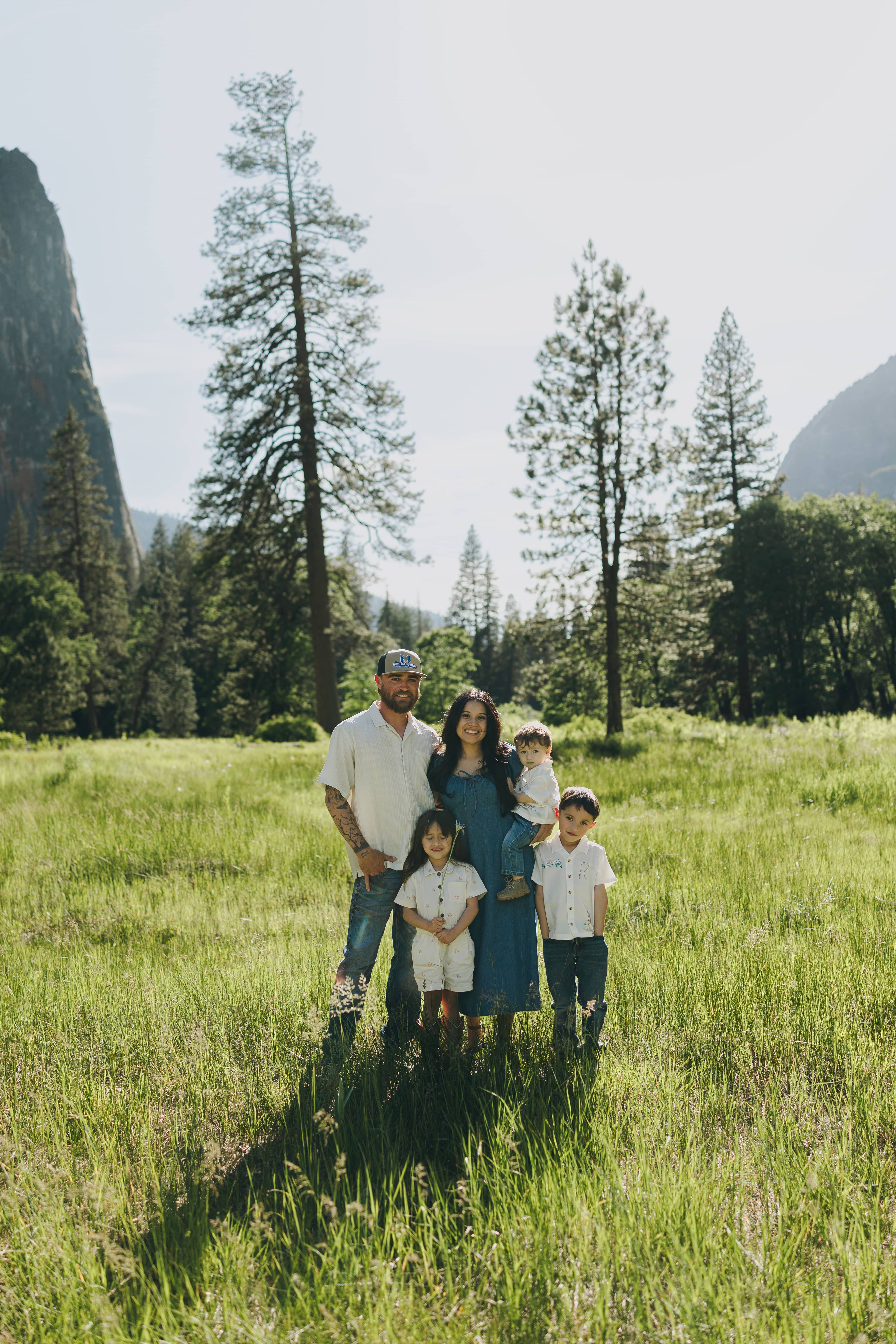 Matt, Leslie, and family standing together