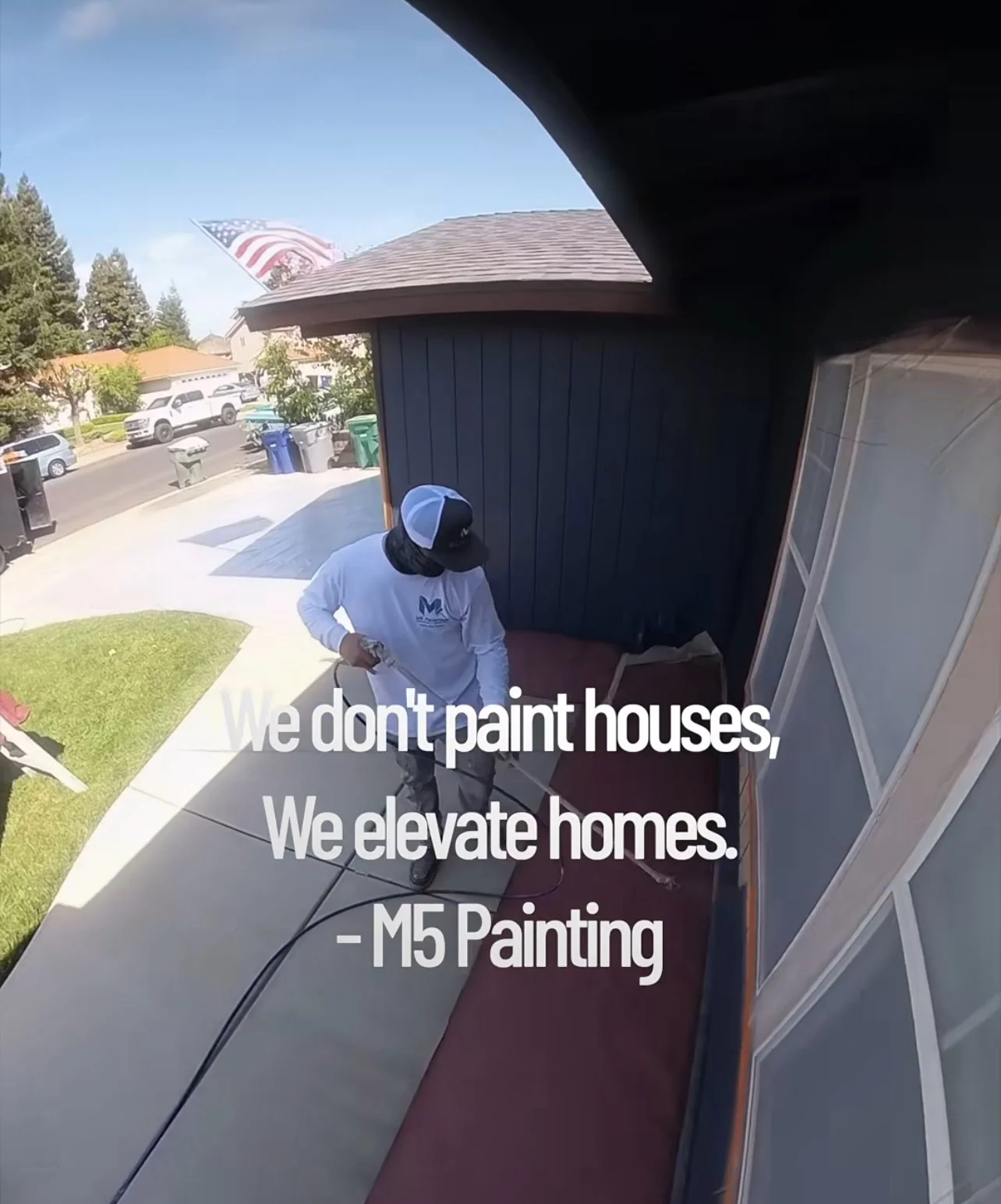 Central Valley painting company — M5 Painting at work